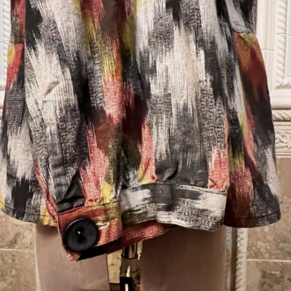 Mix Nouveau. Size 2X. Shacket. Double breasted. Cotton. B26 - Picture 6 of 8